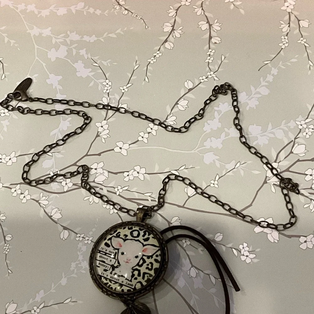 ❄️ Plunder | It’s About A Lamb Necklace Easter Inspirational Spring
